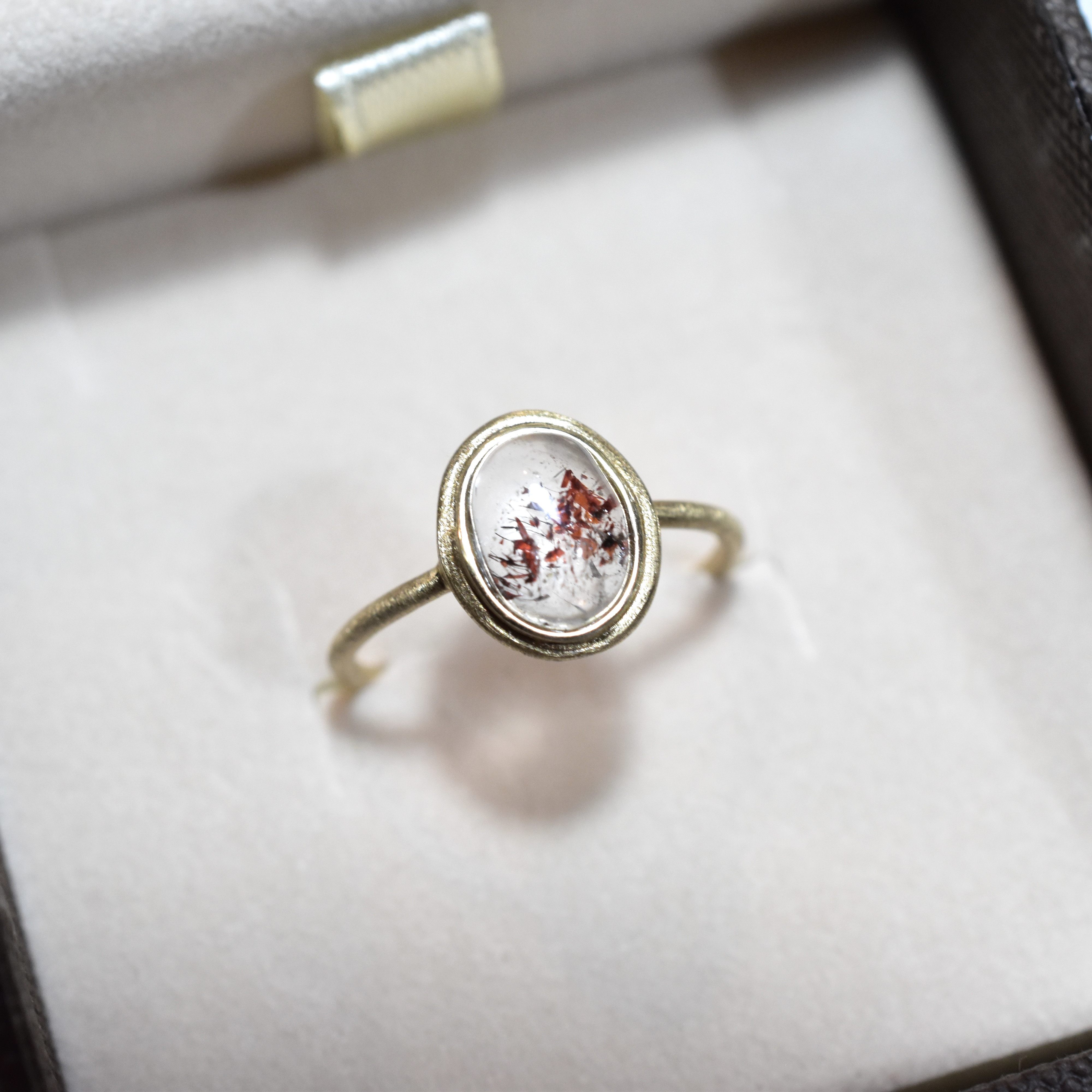 K10 Lepidocrocite in quartz