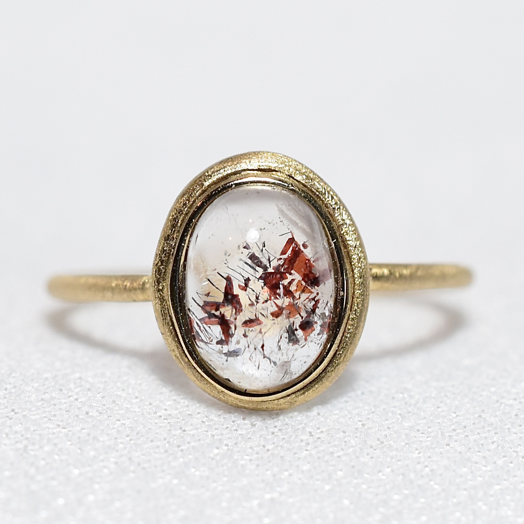 K10 Lepidocrocite in quartz