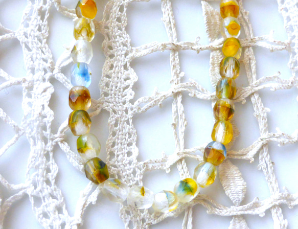 49個　ＦP 美しい土　チェコビーズCzech Glass Beads 2枚目の画像