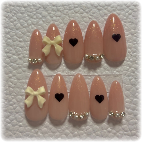 ▶︎ネイルパーツ/ピンクスクエア/P-43