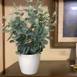 光触媒　人工観葉植物　ウォールグリーン　フェイクグリーン　ユーカリ高さ42センチ 2枚目の画像