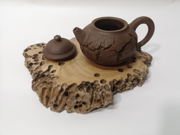 ［樹洞板］茶壺墊 木墊 杯墊 隔熱墊 第2張的照片