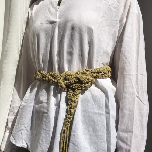 ORDERMADE】20色から選べるマクラメベルト ［F］ その他ファッション