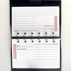 【M6】デイリー ハイライトリフィル　システム手帳リフィル 2枚目の画像