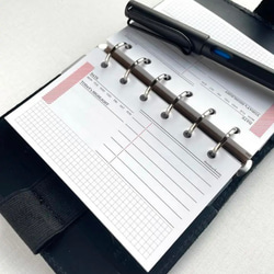 PLANNER M6バインダーリフィルセット システム手帳 リフィル M6 ミニサイズ専用 リフィルセット C