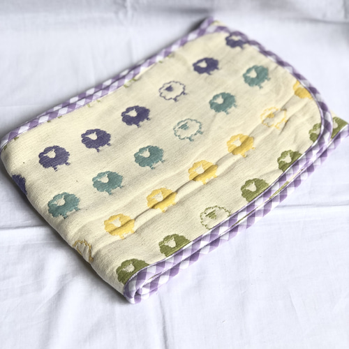 ふんわり六重織ガーゼのタオルマフラー fuwara ヒツジ 多色 バス  