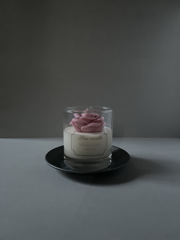 flower soy candle -fragrance- 6枚目の画像