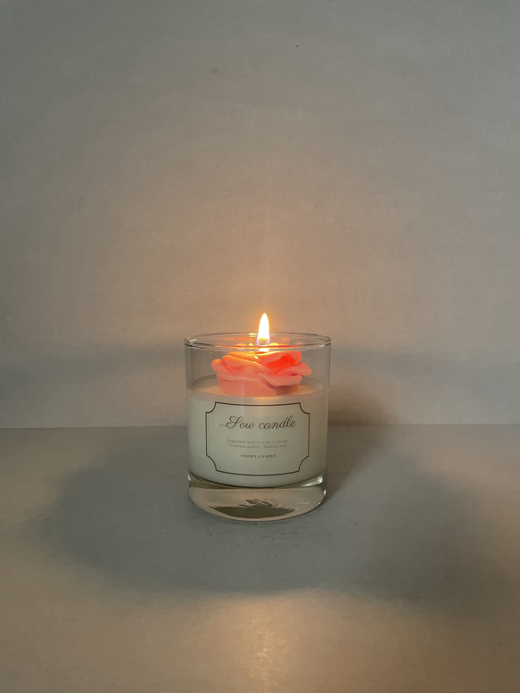 flower soy candle -fragrance- 8枚目の画像