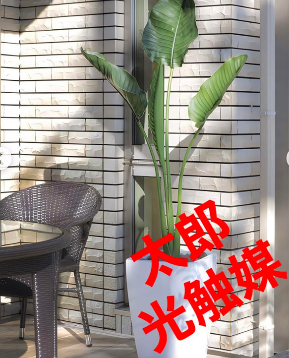 光触媒　人工観葉植物　フェイクグリーン　オーガスタ1.8 室内外兼用 1枚目の画像