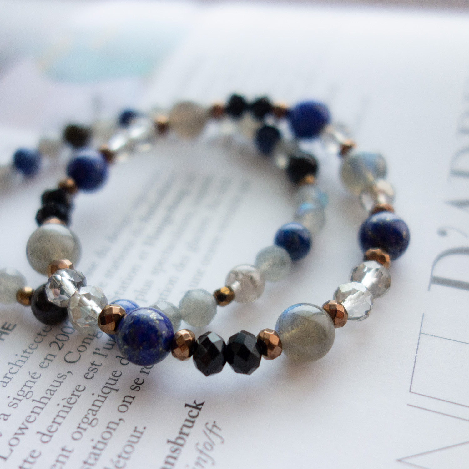 雨上がりの空に浮かぶ美しい虹色の光を放つ<ラブラドライト>秘められた本来の直感力を発揮 #203