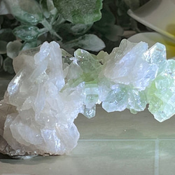 天使の水晶✨   レインボー　グリーンアポフィライト　原石　クラスター　魚眼石 7枚目の画像