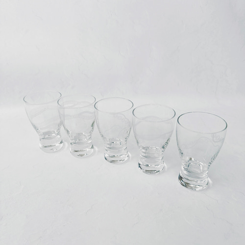 新品/未使用】ポーセラーツ/食前酒グラスセット グラス amica