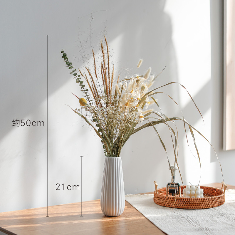 ドライフラワーブーケ - 花瓶アレンジ -