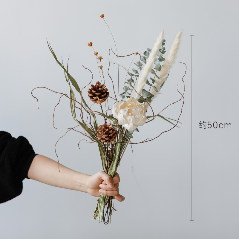 ドライフラワーブーケ - 花瓶アレンジ -