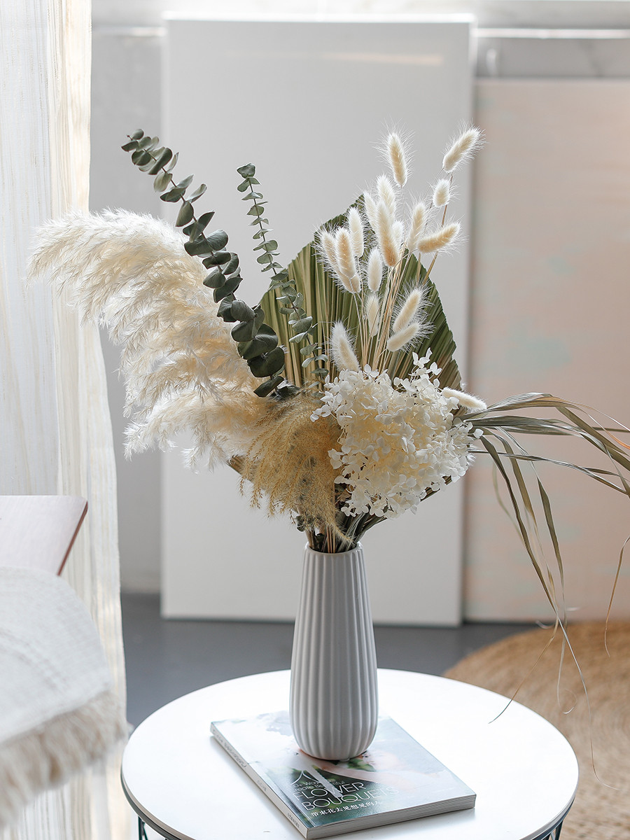 ドライフラワーブーケ - 花瓶アレンジ -