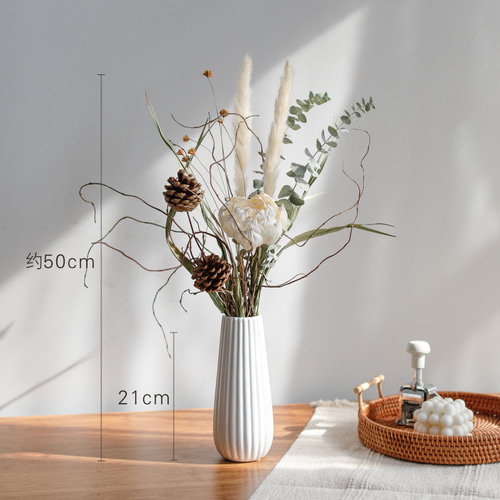 ドライフラワーブーケ - 花瓶アレンジ - 一輪挿し・花瓶・花器