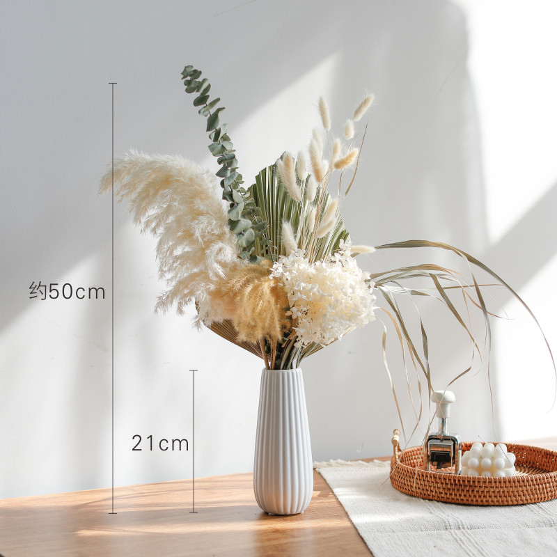 ドライフラワーブーケ - 花瓶アレンジ -