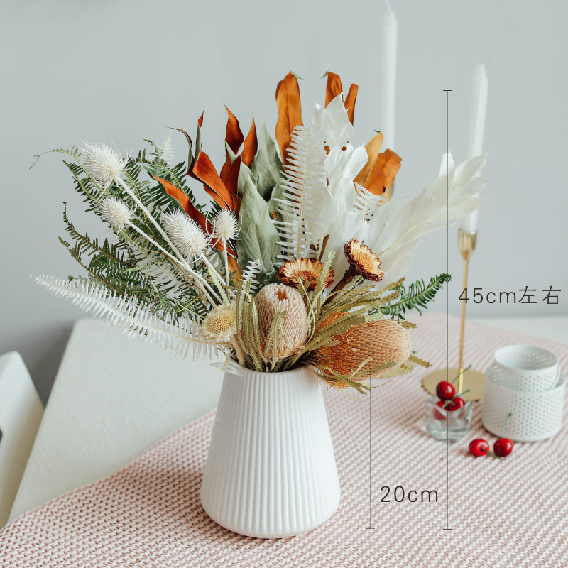 ドライフラワーブーケ - 花瓶アレンジ -