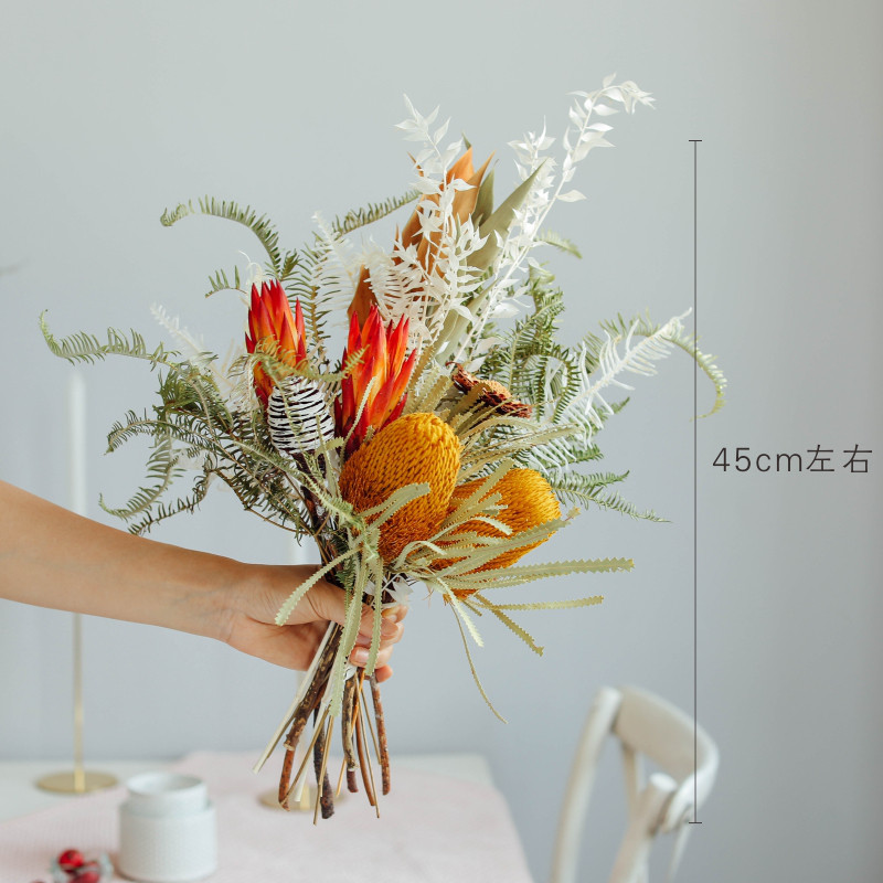 ドライフラワーブーケ - 花瓶アレンジ -