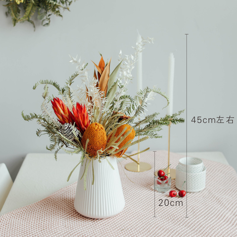 ドライフラワーブーケ - 花瓶アレンジ -
