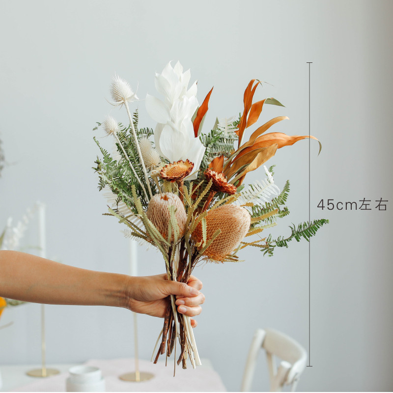 ドライフラワーブーケ - 花瓶アレンジ -