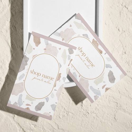 ショップカード アクセサリー台紙 サンキューカード 名刺 No.159