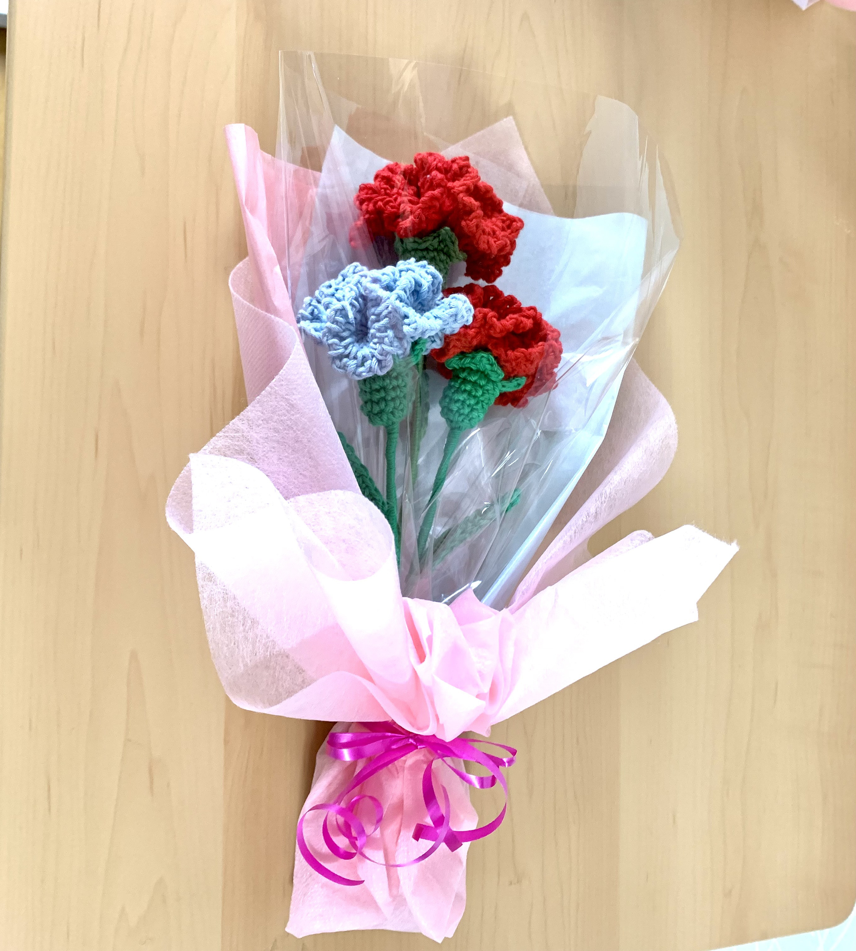 オーダーページ2】チューリップ花束あみぐるみ