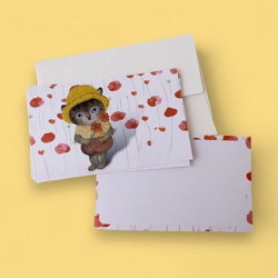 メッセージカード封筒セット（5種類） 10枚目の画像