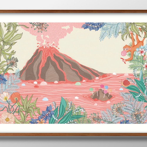 アンティーク 絵画 （大）ポスター （C） 6d66501cb0b77d7a282842ff53cb06