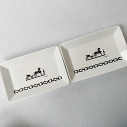 【新品/未使用】ポーセラーツ/馬柄プレート６点セット ポーセラーツ/馬柄プレート6点セット