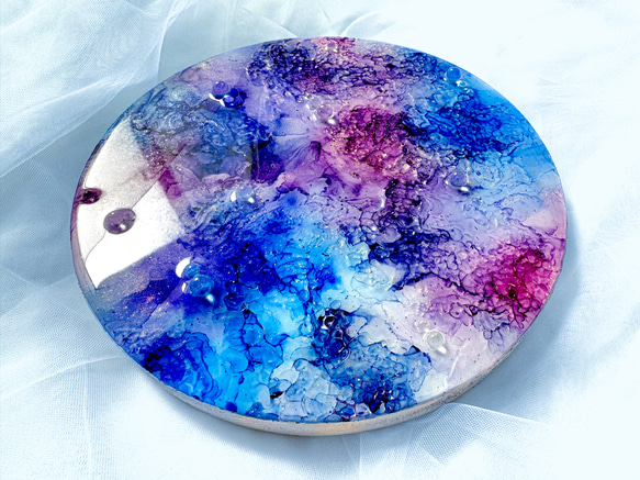 アウトレットsale‼︎雨上がりの紫陽花/abstract art/アルコールインク
