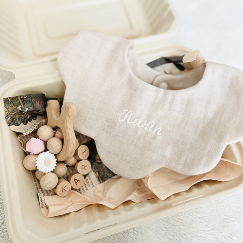 ギフトセットver.36 】2点セット 出産祝い ギフトボックス付き 名前