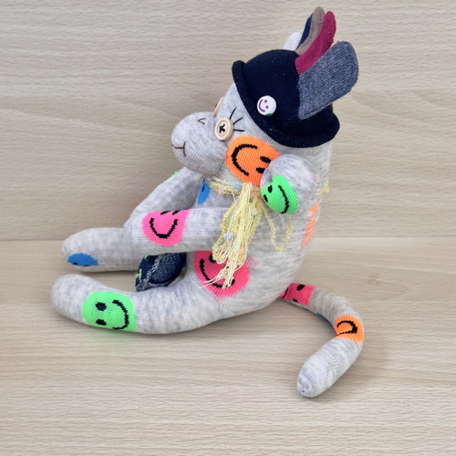 ニコちゃんマーク ソックモンキー ぬいぐるみ ぬいぐるみ plum grove
