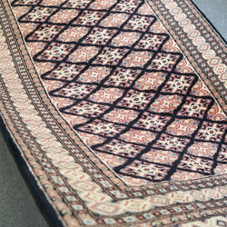 190×121cm【パキスタン手織り絨毯】トライバルラグ 3枚目の画像
