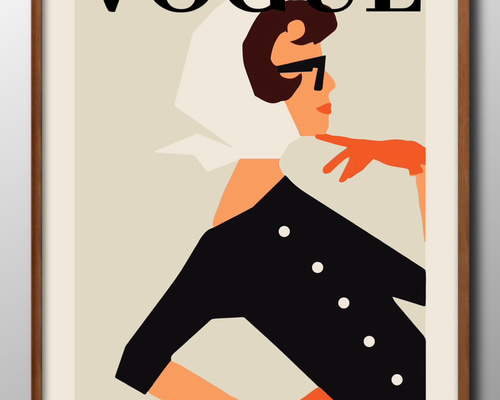 絵画　美術品　サインあり　作者不詳　額縁付き　ビンテージ　ヴィンテージ　　作品 葛飾北斎 ”鷽に垂桜” 額入りポスター - アンティーク