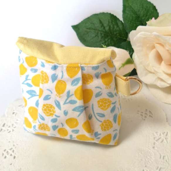 フラップ付きの小さなポーチ・レモン　＃n501 人気・おすすめ｜多用途・生活用品におすすめ キャンペーン中 即納 即日発送サービス