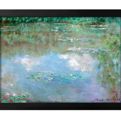 10316□ポスター アート 絵画『クロード・モネ 睡蓮』北欧 A3 イラスト