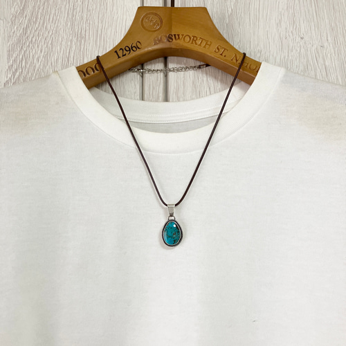 ターコイズマウンテン ターコイズ トルコ石 シルバー ネックレス