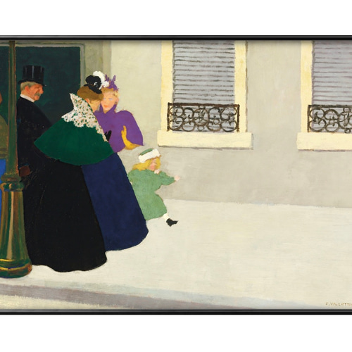 9874□ポスター アート 絵画『フェリックス・ヴァロットン』北欧 A3