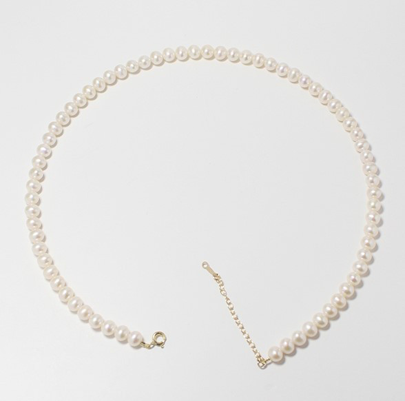 淡水パールのネックレス　真珠　淡水真珠　淡水パール　パール 6月誕生石 夏の誕生石