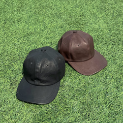 Leather Cap (black) 6枚目の画像