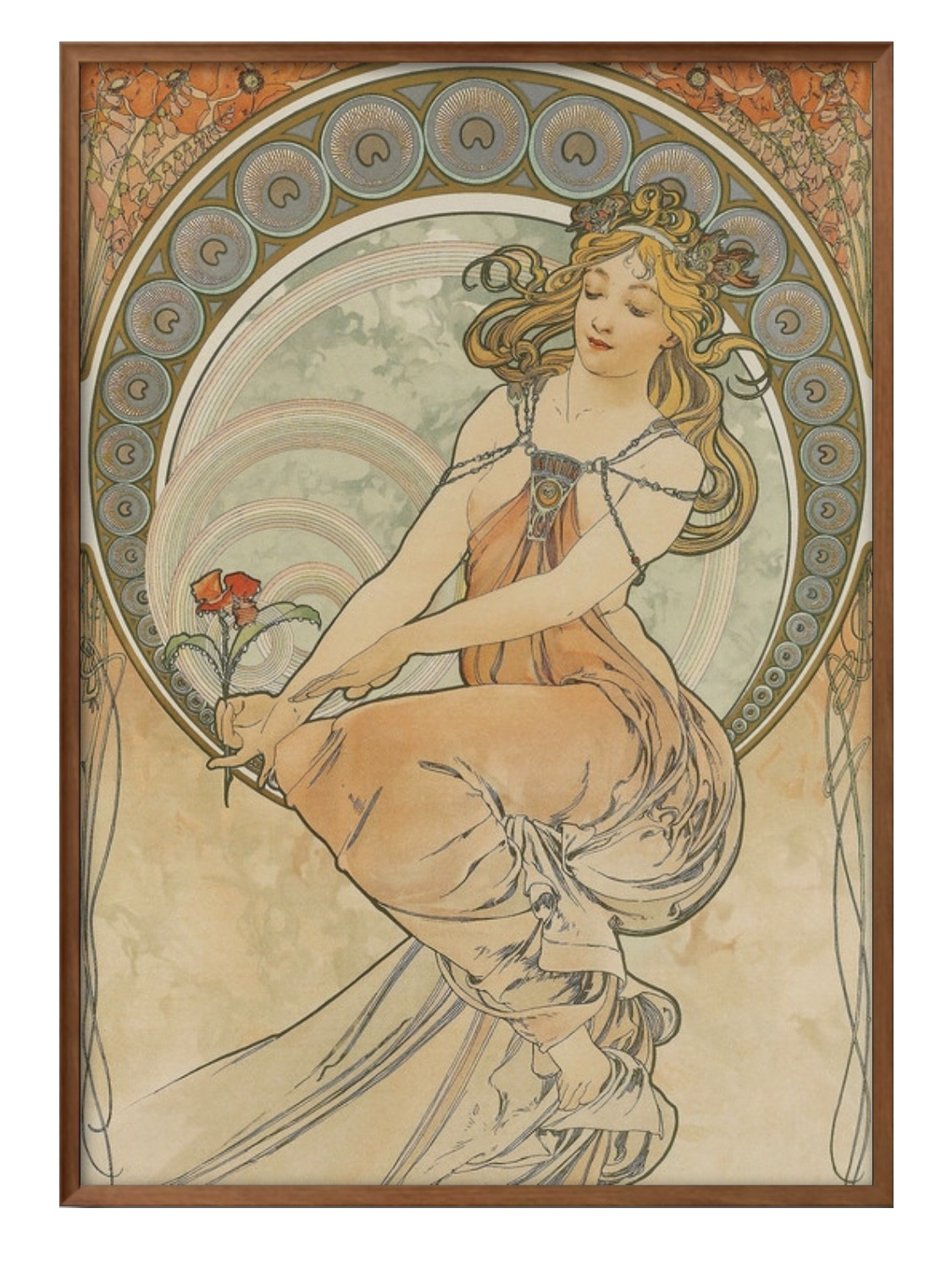 アルフォンス・ミュシャ【サイズA3判の超大型本】+【特製額装版3点付】