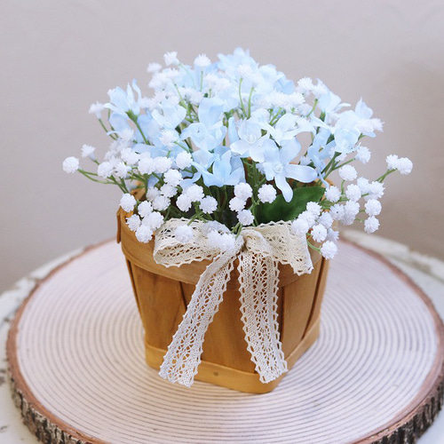 Samsurium サムスリアム フラワーベース ブルー TABLEWARE - 花器