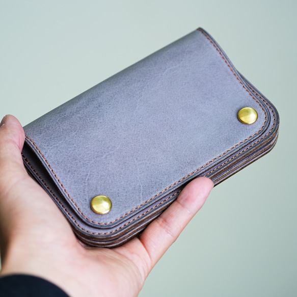 ミドル トラッカーウォレット Middle Tracker Wallet < グレー > 4枚目の画像