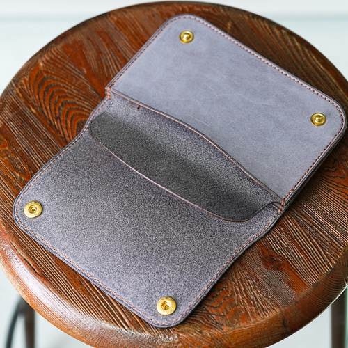 ミドル トラッカーウォレット Middle Tracker Wallet < グレー