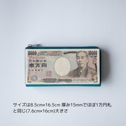 小さく薄く使いやすい最小級L字ファスナー長財布 Dulang（デュラン） 3枚目の画像