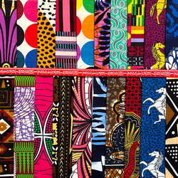ハギレセット＊200枚組  生地  アフリカ布 アフリカン 小物作り ハンドメイド 手作り 手芸用品 布 カットクロス 3枚目の画像