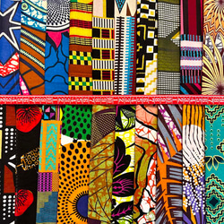 ハギレセット＊200枚組  生地  アフリカ布 アフリカン 小物作り ハンドメイド 手作り 手芸用品 布 カットクロス 4枚目の画像