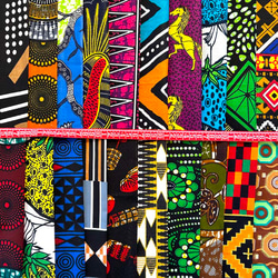 ハギレセット＊150枚組  生地  アフリカ布 アフリカン 小物作り ハンドメイド 手作り 手芸用品 布 カットクロス 6枚目の画像