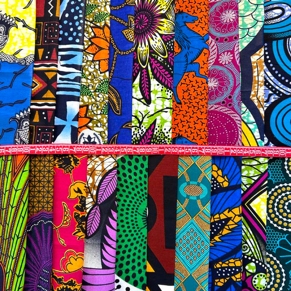 ハギレセット＊150枚組  生地  アフリカ布 アフリカン 小物作り ハンドメイド 手作り 手芸用品 布 カットクロス 7枚目の画像